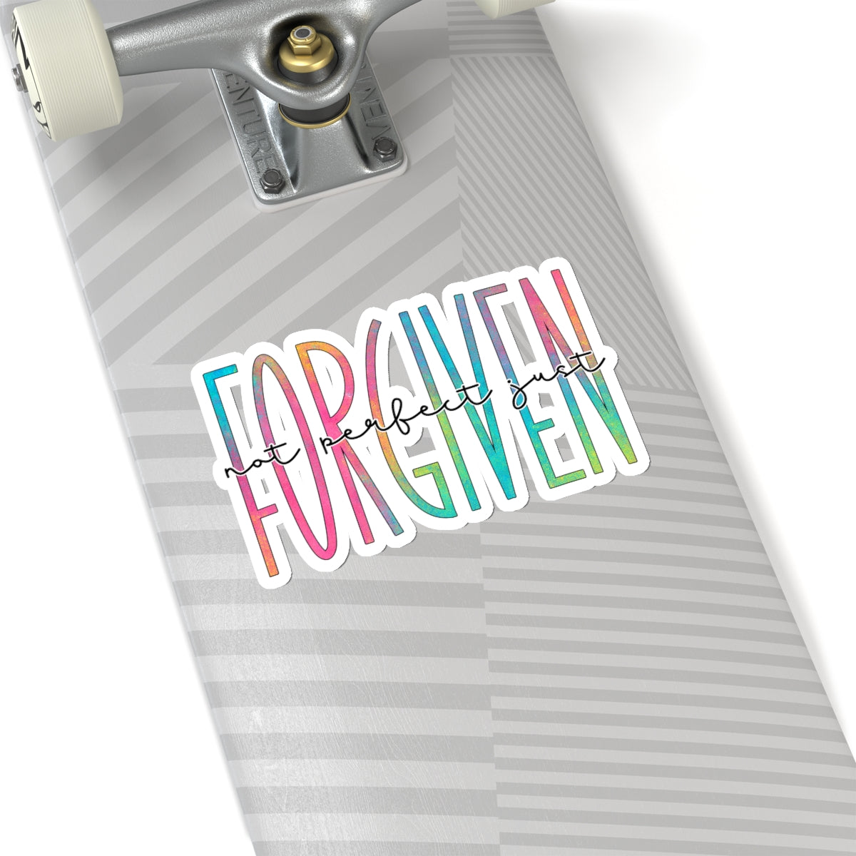 Not Perfect Just Forgiven Sticker
