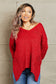 By The Fire Draped Detail Knit Sweater