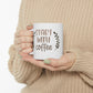 Start With Coffee Ceramic Mug