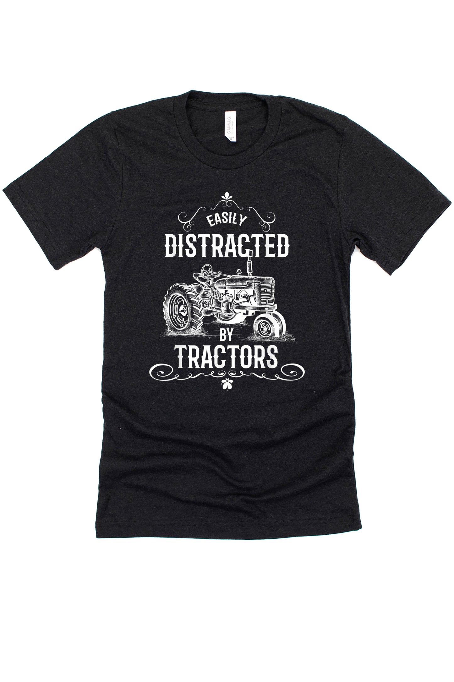 Distracted by Tractors Graphic Tee