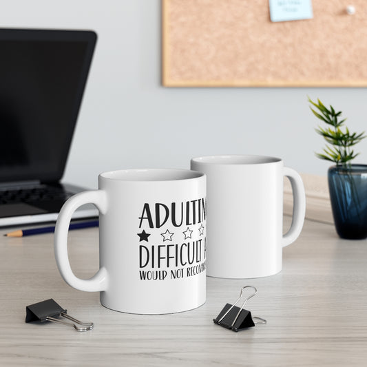 Adulting: Difficult AF Ceramic Mug