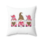 Leopard Gnomes Square Pillow Cover