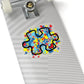 Puzzle Piece Splatter Sticker