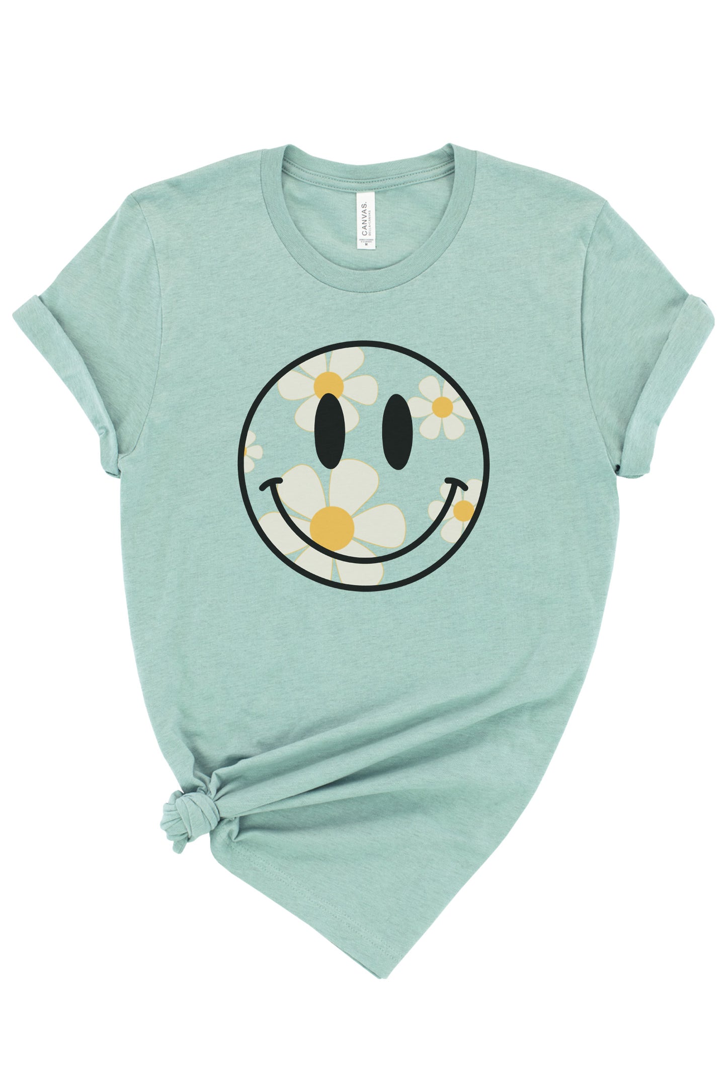 Floral Smiley Graphic Tee