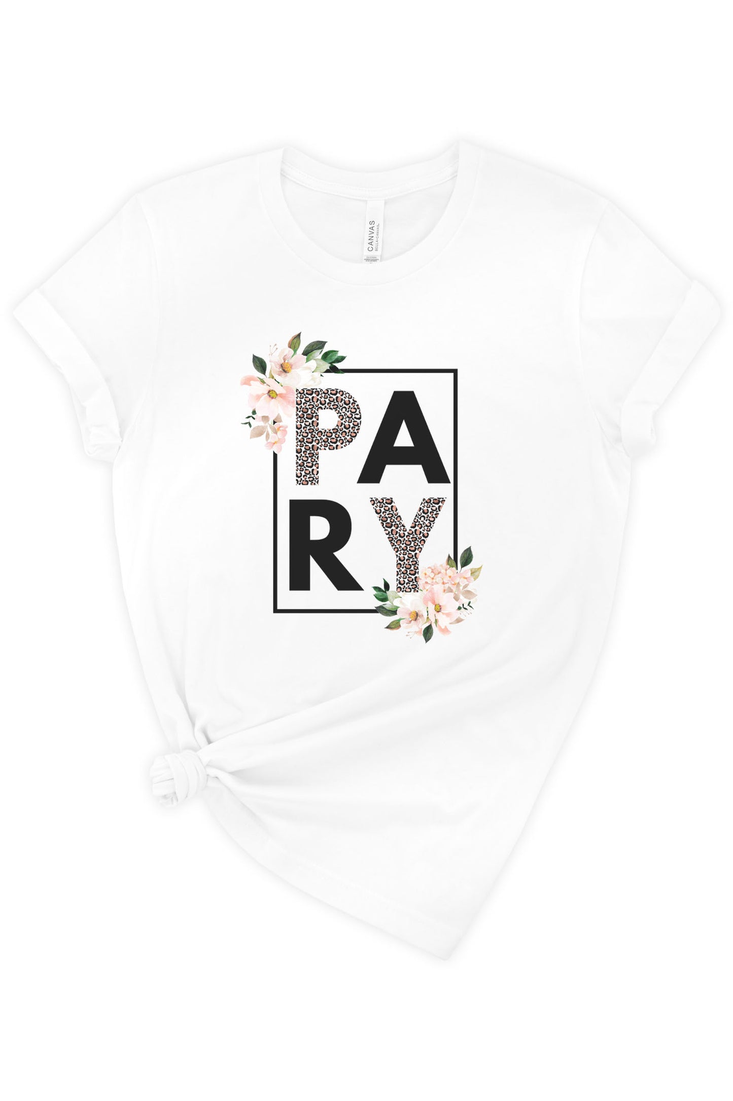 Floral Leopard Play Graphic Tee