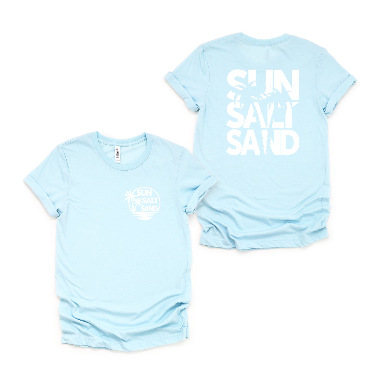 Sun Salt Sand Graphic Tee | Ice Blue